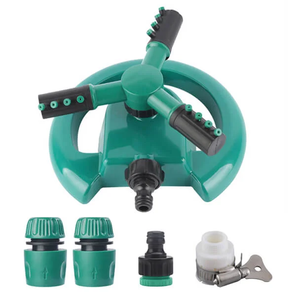 360 Degree Automatic Rotating Trident Sprinkler - EVERPEAKTOOLS