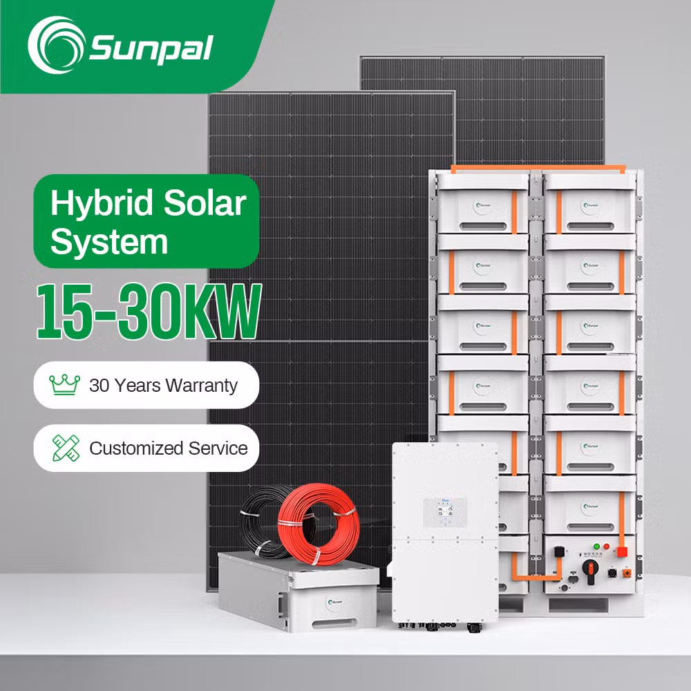 Sunpal All In One Full Solar Panels Mounting Systems Home Power 25Kw 20Kw 15Kw Solar Energy Systems